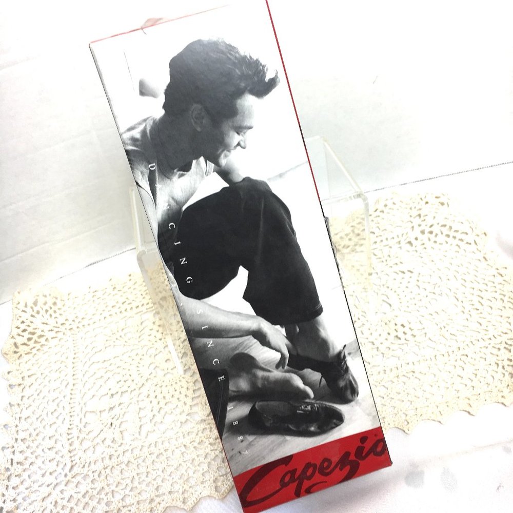 * CAPEZIO 358 Split Sole Black Jazz Adult Dance Shoe NWT - Picture 4 of 8